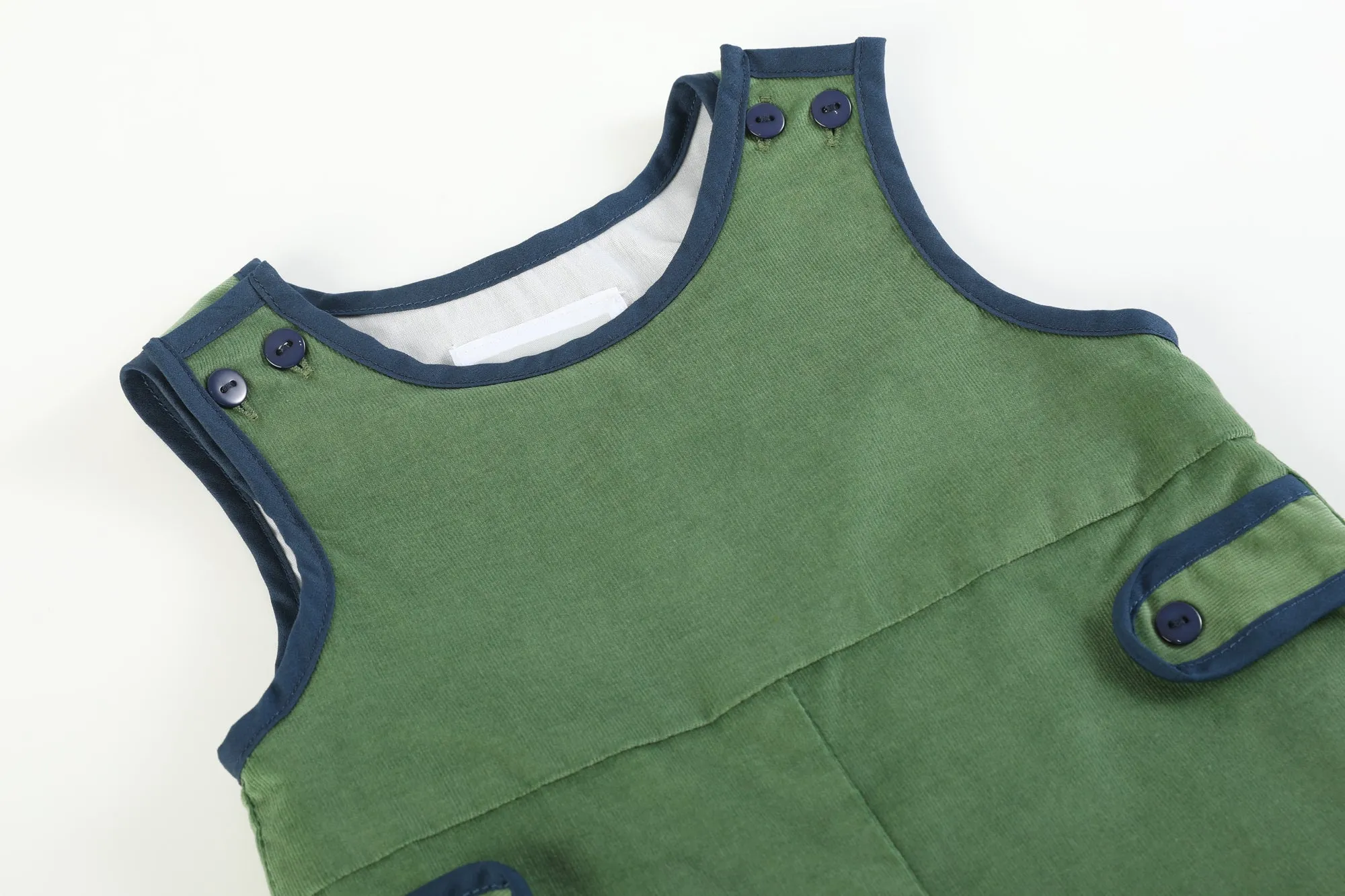 Baby Boy Khaki Green Corduroy Jon Jons
