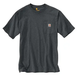 Carhartt Men's Tall Granite Heather Workwear Pocket Short Sleeve T-Shirt