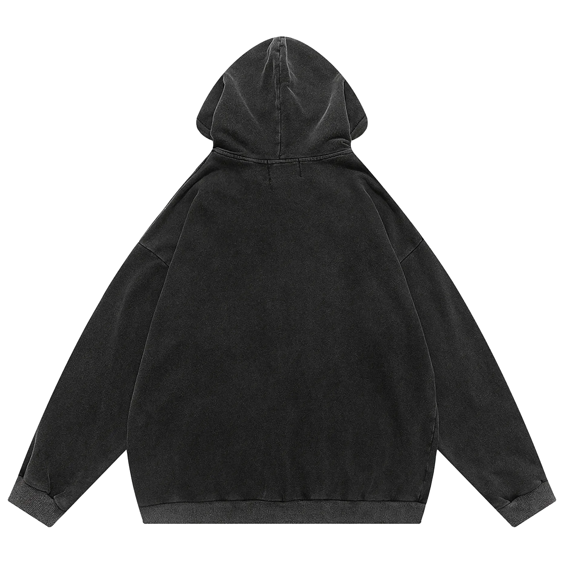Extreme Aesthetic 'Shadow' Zip-Up Cotton Hoodie