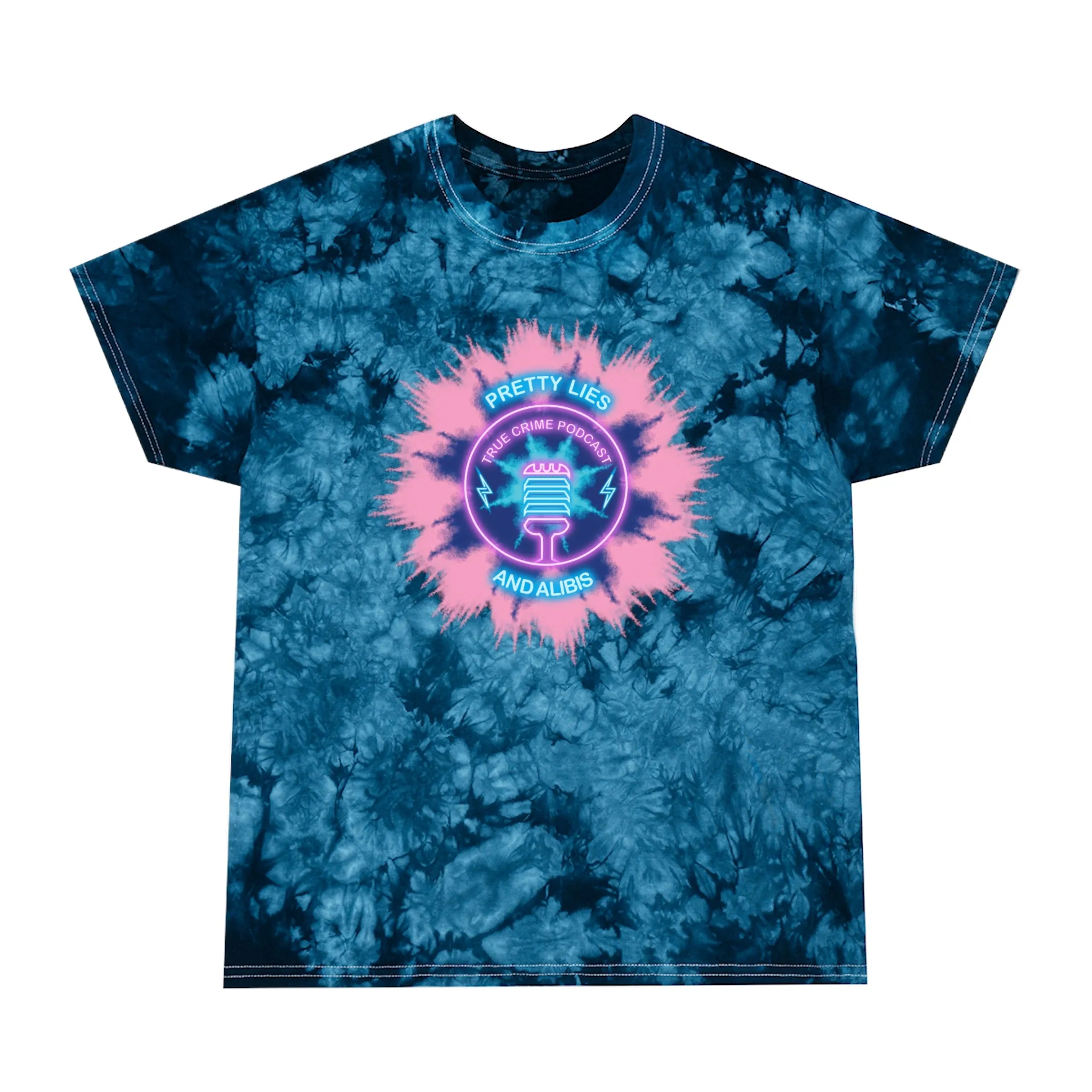 Faded Tie-Dye Tee, Crystal