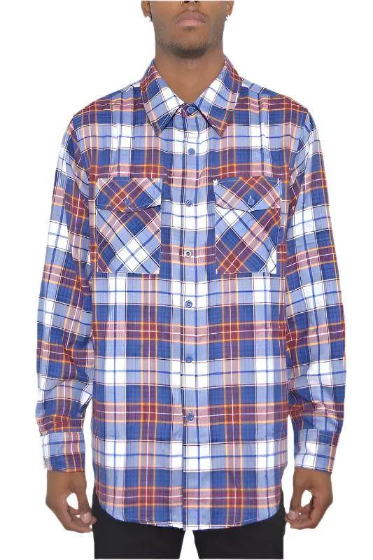 Plaid Flannel Long Sleeve Shirts S - 3XL